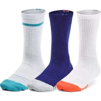 dětské ponožky vysoké UNDER ARMOUR UA Heatgear 3pk Crew Yth Blue - S