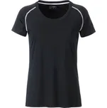 James & Nicholson (Daiber) Dámské funkční tričko JN495 - Černá / bílá | XL