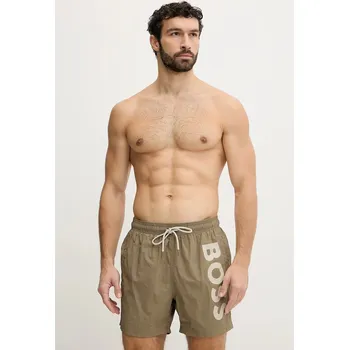 Pánské kraťasy Plavkové šortky BOSS Octopus černá barva, 50514502 81X, vel. XL