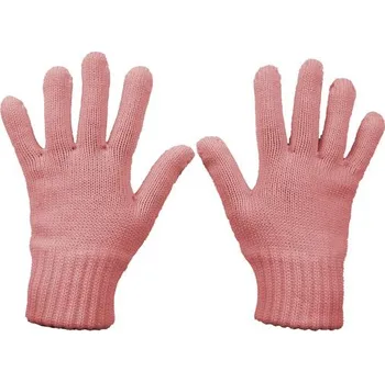 Rukavice Bontis Dámské pletené zimní rukavice - Světlá orchidea