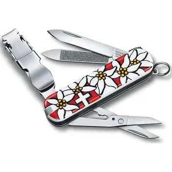 Multifunkční nůž Nůž Victorinox Nail Clip 580 Edelweiss + 5 let záruka a dárek ZDARMA