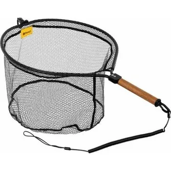 Podběrák Fencl Muškařský podběrák King L Natur s pogumovanou sítí a magnetem