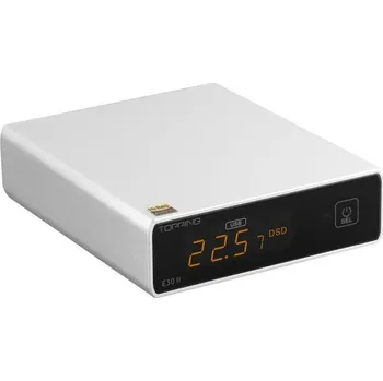 Sluchátkový předzesilovač Topping E30 II - stříbrná