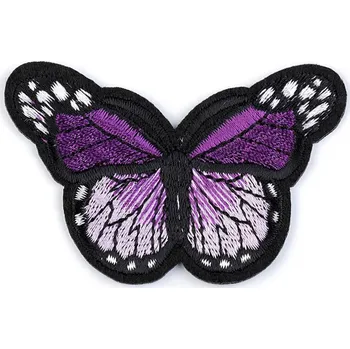 Galanterie Nažehlovačka motýl - 7 fialová purpura