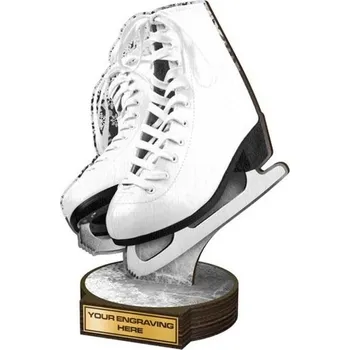 Poháry Bauer Dřevěná plaketa RWR195 | Krasobruslení