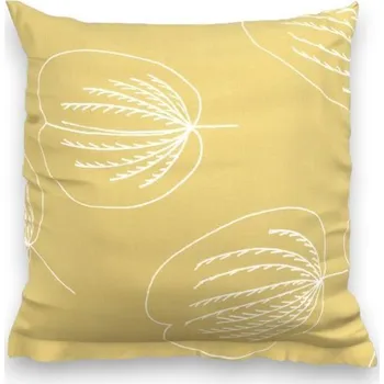 Bytový textil Povlak na polštář hladká bavlna GRACE žlutá - 30x40cm