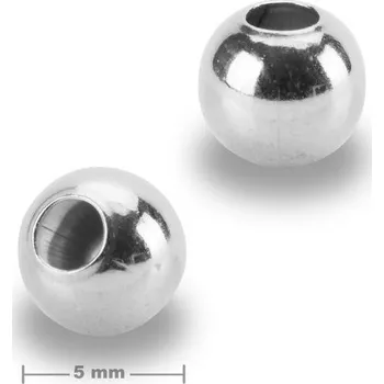 Přívěsek Stříbrný korálek 5 mm