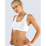 Dámská podprsenka se širokými ramínky, bez kostice, bezešvé, MicroBavlna 07005P - bílá - L/XL