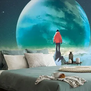 Tapeta Dovido Tapeta muž na vrcholu hory