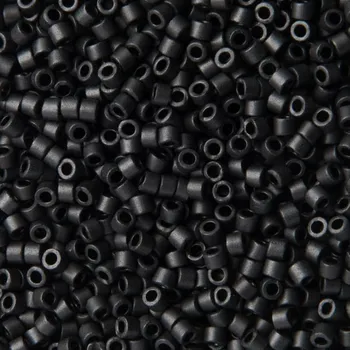 Korálek Miyuki Rokajlové korálky - Miyuki Delica 11/0 (DB-310) Matte Black