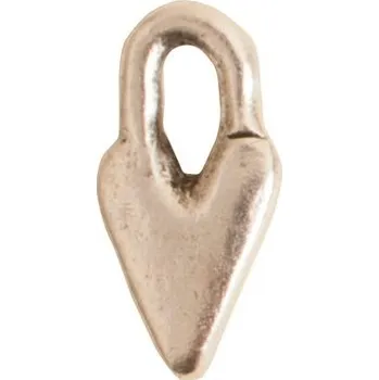 Přívěsek Nunn Design přívěsek srdce 14x7 mm postříbřený