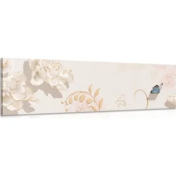 Obraz Dovido Obraz vintage zátiší s motýlem