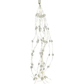 Vánoční dekorace Micro LED větvička s korálky