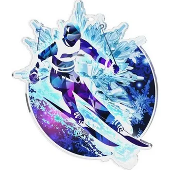 Poháry Bauer Akrylátová medaile MDAS0080M01 | Sjezdové lyžování