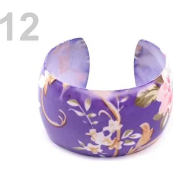 Módní doplněk Náramek kovový s motivy Ø5,5cm - 12 viz foto