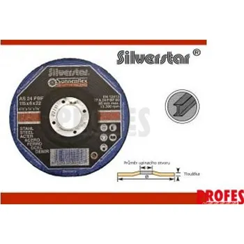 Brusný kotouč SilverStar Brusný kotouč Silverstar na ocel 125x6mm