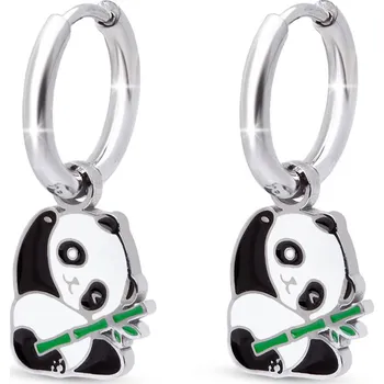 Náušnice biju Náušnice z chirurgické oceli, panda 1003225