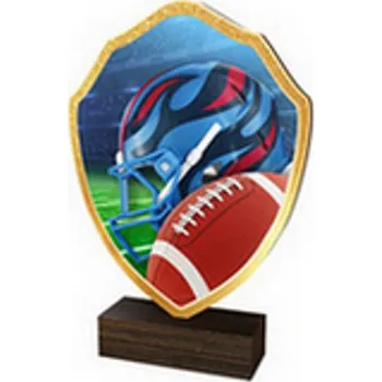 Poháry Bauer Dřevěná plaketa TFRW021 | Americký fotbal