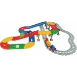 Play Tracks – plastová dráha 6,3 m + vlak & 5 autíček + 42 doplňků