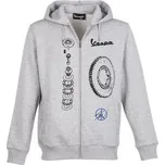 Vespa Mikina Vespa s kapucí Sean Wotherspoon - šedá - XS