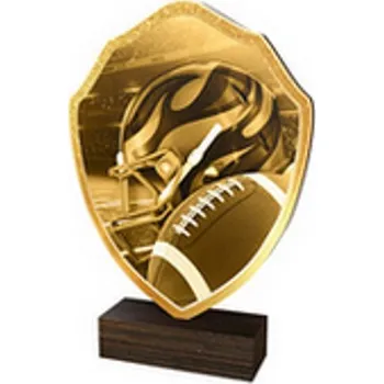 Poháry Bauer Dřevěná plaketa TFRW022 | Americký fotbal