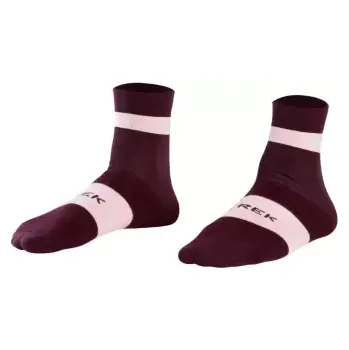 Trek Závodní cyklistické ponožky Quarter Mulberry - L