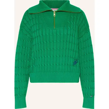 Dámský svetr Tommy Hilfiger Dámský Troyer, zelená, 40