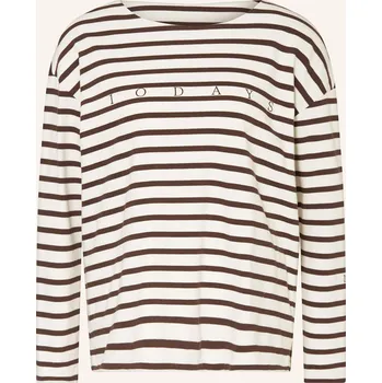 Dámské tričko 10days Dámské Tričko S Dlouhým Rukávem, režná / tmavě...