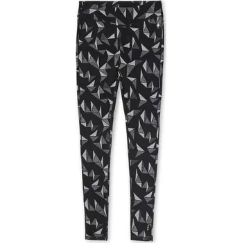 Dámské kalhoty termo kalhoty dámské SMARTWOOL W MERINO 250 BASELAYER PATTERN BOTTOM black pinwheel - XS