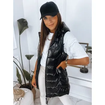 Dámská vesta Dstreet Dámská trendová vesta v černé barvě Kendra