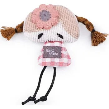 Aplikace / nášivka panenka - béžová světlá