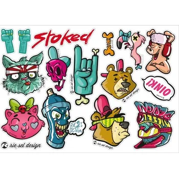 rám kola Riesel Samolepky Riesel toons