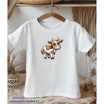 Chlapecké tričko Trička s potiskem Tričko s potiskem, dětské, KRAVIČKA, 1 ks zvolte VELIKOST trička ZDE:: 3/4 let Beagle