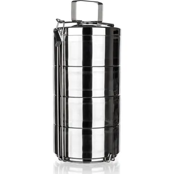 Jídlonosič jídlonosič 16cm 4díl.nerez dvoustěnný AKCENT 1.36 Kg MTA MAXMIX Sklad14 326086 (1.36 Kg Výška přepravní: 38 cm MTA MAXMIX Sklad14 326086)