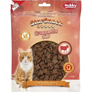 Pamlsek pro kočku Nobby StarSnack Cat Croquette Beef funkční pamlsky 125g