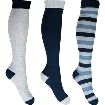 Jezdecké podkolenky HKM Microcotton 3 páry OUTLET