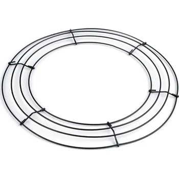 Věnec Drátěný základ na věnec Ø30 cm - černá