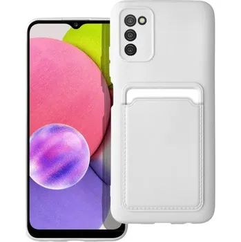 Card Case obal, Samsung Galaxy A03s, bílý