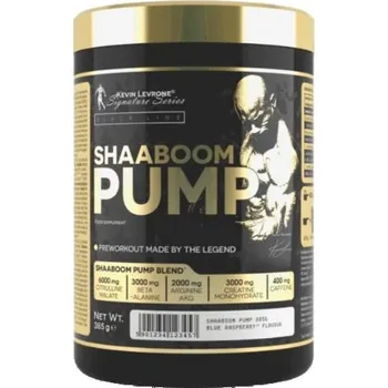 Anabolizér Kevin Levrone Shaaboom Pump 385g Ovocná masáž + DÁREK