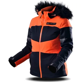 lyžařská bunda dámská TRIMM VALONA dark blue/signal orange - XS