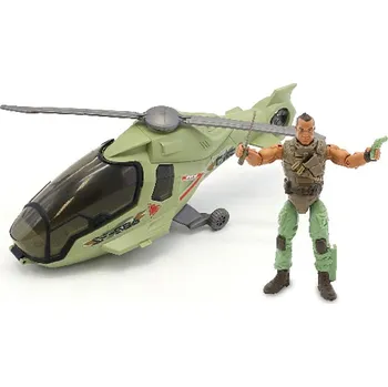 Hračka The Corps! Voják s helikoptérou/stíhačkou/tankem - A