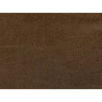 Imitace semišové kůže elastická - 11 (26) hnědá čokoládová