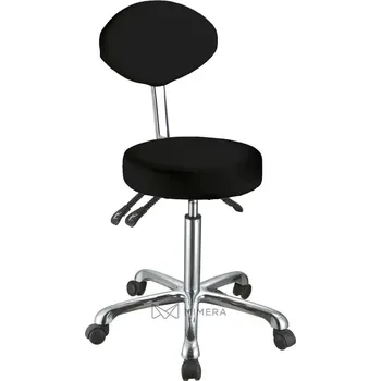 Kosmetická židle DAZY - matná černá