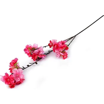 umělá květina Umělá větvička sakura - 2 pink