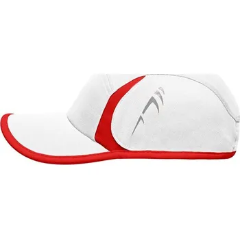 Kšiltovka Myrtle Beach (Daiber) Běžecká kšiltovka MB6544 - Bílá / červená | uni