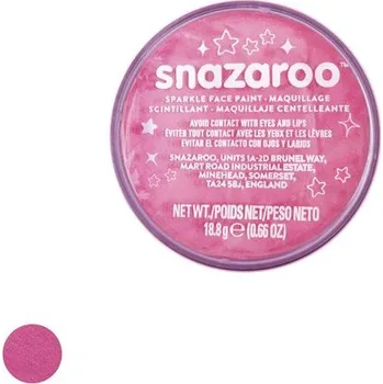 Karnevalový doplněk Snazaroo barva na obličej perleťová růžová 18ml