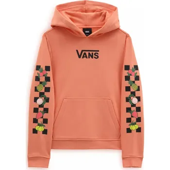 Dámská mikina dívčí mikina VANS FRUIT CHECKER PULLOVER, SUN BAKED - M