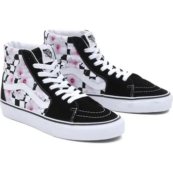 Dámská obuv tenisky dámské VANS SK8-Hi, HIBISCUS CHECK BLACK - 38,5