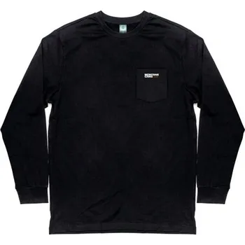 Pánské tričko Montana Tričko Dl.r. Typo+Logo BLK M