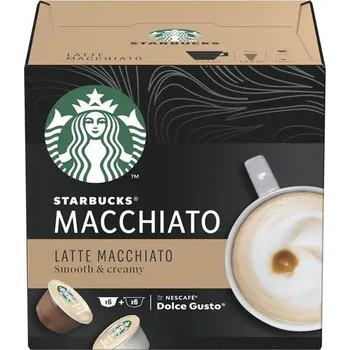 Kávové kapsle Starbucks - Latte macchiato, 12 ks